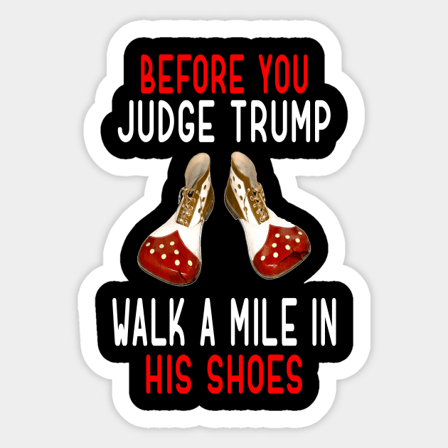 FUNNY ANTI TRUMP SHOES Sticker by NTeez01